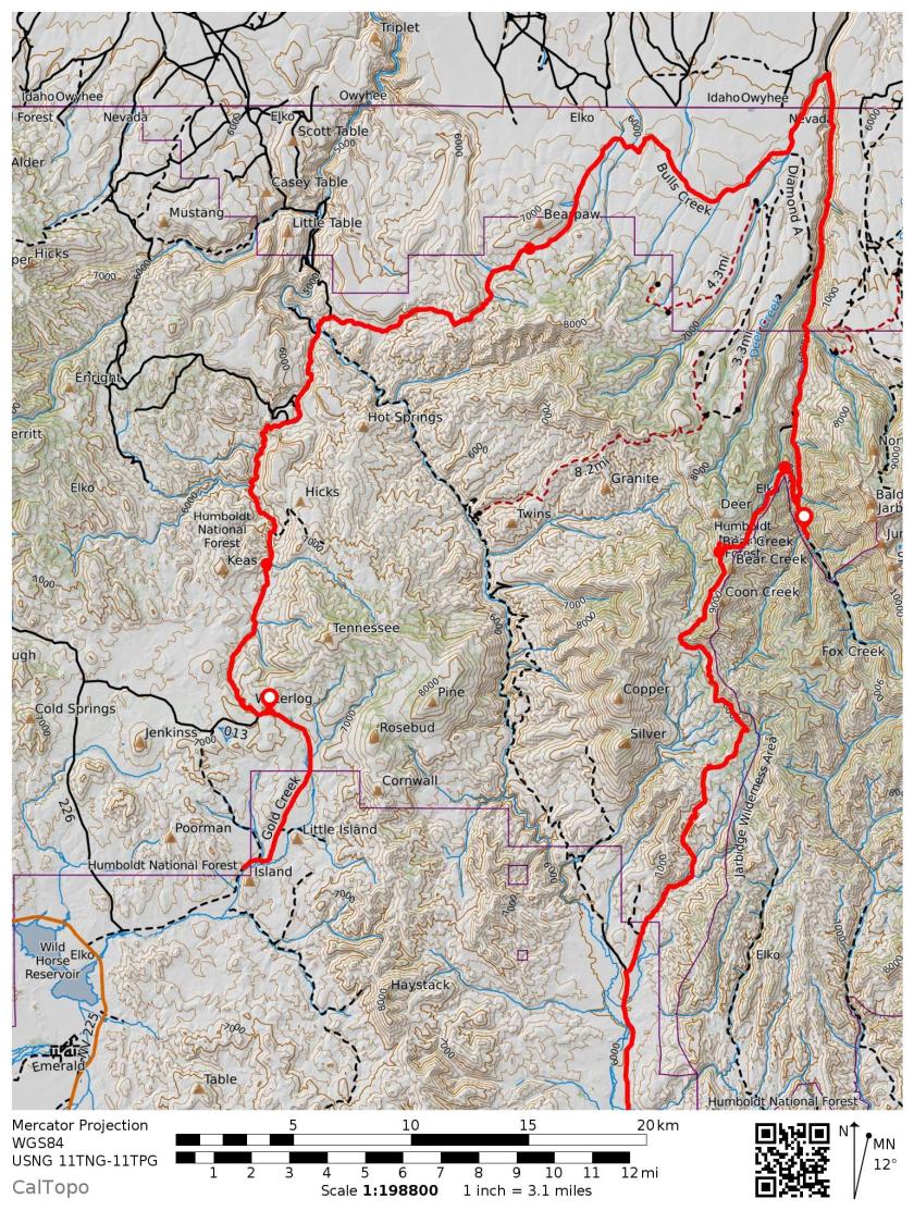 Jarbidge Area July 2020